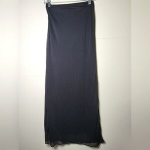 Vintage Jessica McClintock Gunne Sax Lined Overlay Maxi Skirt, Size 6